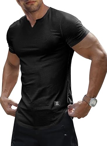 Gym Workout Mens Muscle Slim T Shirts