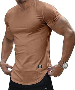 Gym Workout Mens Muscle Slim T Shirts