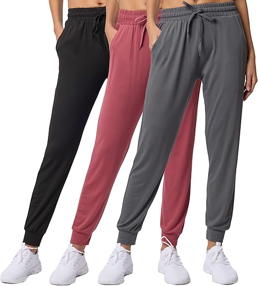 3 Pack: Women's Ultra-Soft Lounge Joggers